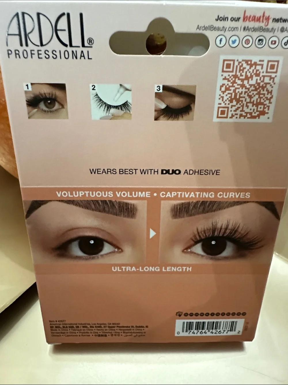 Ardell Peach-Tone Pack of Black Dramatic Lashes (Multi-Set) 2 PACK BUNDLE DEAL